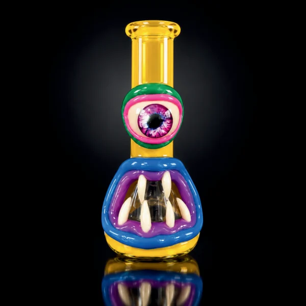 Handpipe - 5in - Polyresin 3D - Big Mouth Cyclops - Asst. Colors