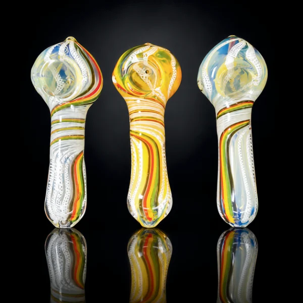 Glass Pipes 4" Fancy 3 asst