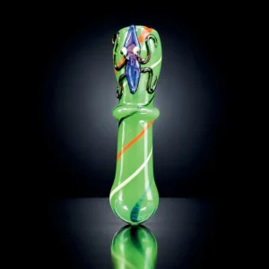 Glass Chillums 4" Artistic 3 asst