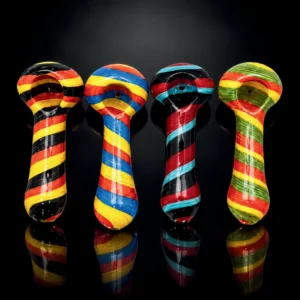Glass Pipe $' Artistic Stripes ASST