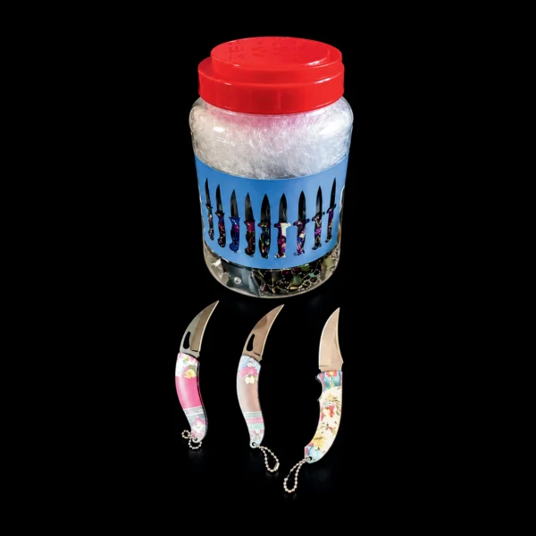 Knives 5 asst in a jar vtotal 24 pcs