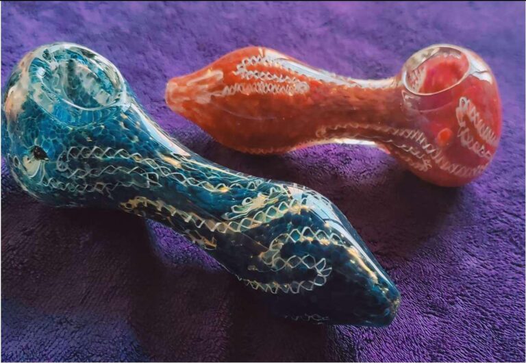 Glass pipe fancy 5" 3 asst
