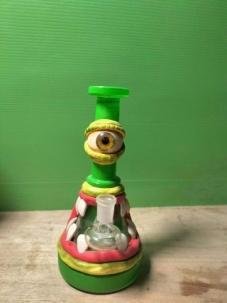WATER PIPE 8.4" W/3 D RESIN