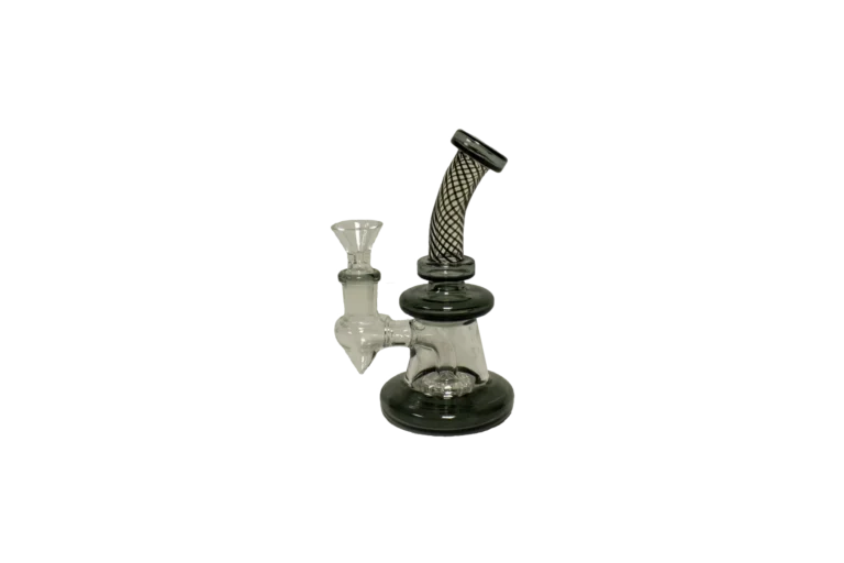 6" Bent Neck Beaker Base Water Pipe