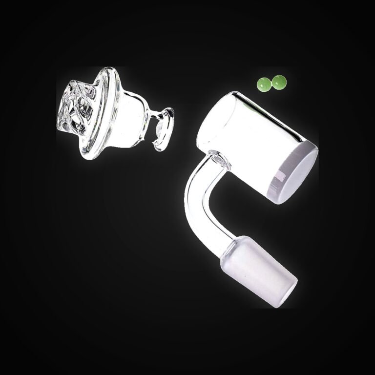 Terp Slurper Banger 22mm Beveled Edge with 4 Luminious Terp Pearls