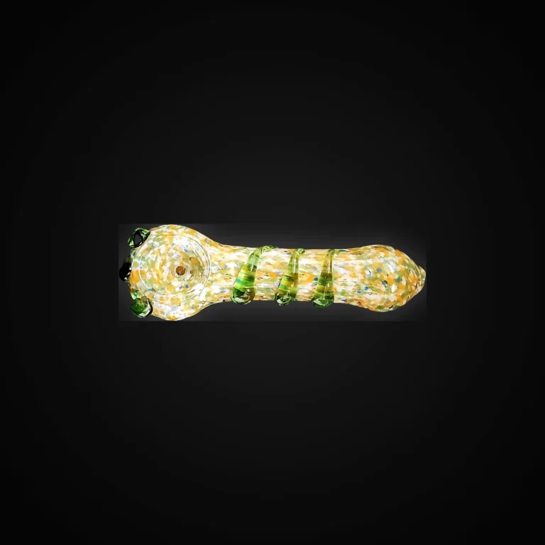 GLASS PIPE 4" FANCY DESIGN