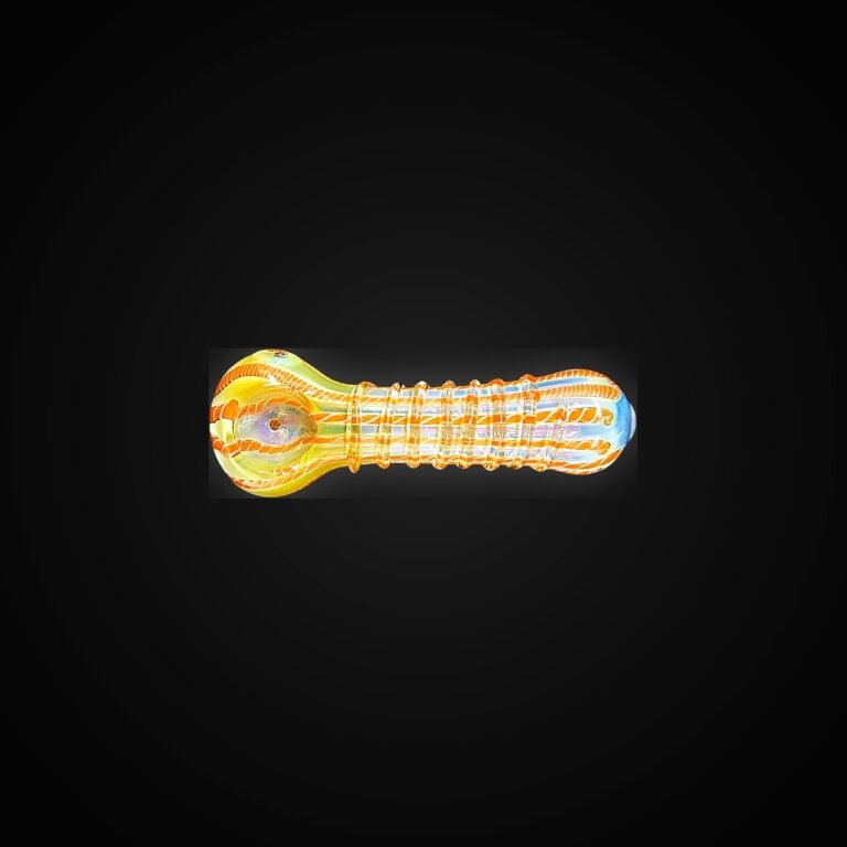 GLASS PIPE GOLD FINISH 4" 3 ASST