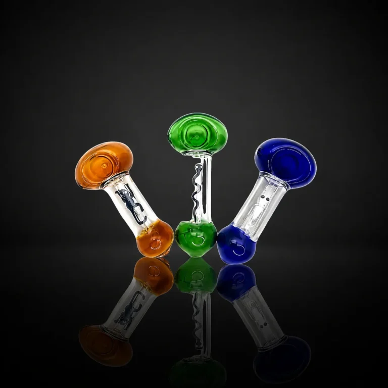 GLASS PIPE BUG GLASS 5" 3 ASST