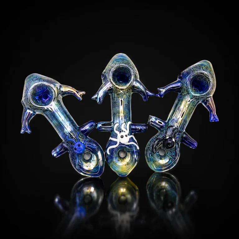 GLASS PIPE  ANCHOR HAND PIPE 5" 3 ASST
