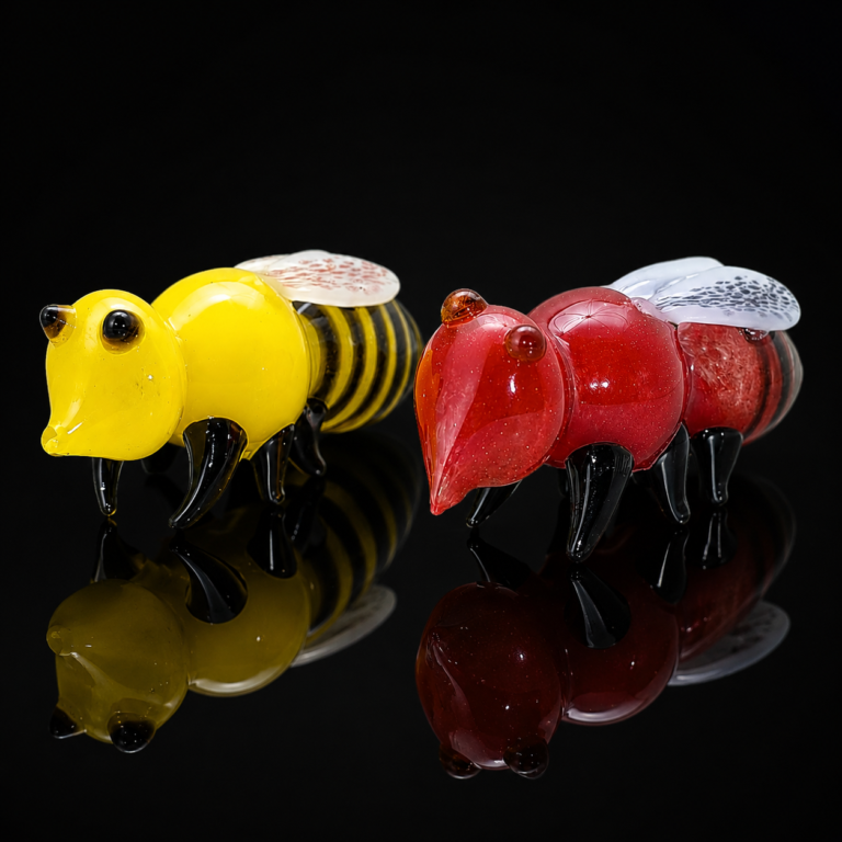 Hand Pipe Bumble Bee 5" asst