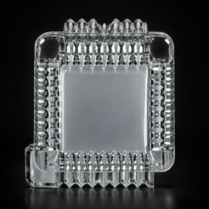 Ashtray - Glass - 4.75in - Square - Clear