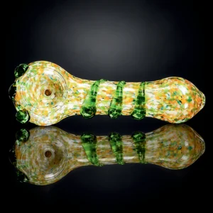 GLASS PIPE 4" FANCY DESIGN