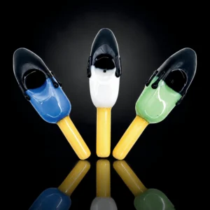 Glass Hand Pipe - 5in - Ice Pop Shape - 3 Assorted Colors