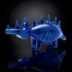 Glass Hand Pipe - 5in - Dragon Shape - Assorted Colors