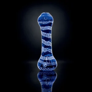 GLASS CHILLUM COLOUT TUBE OUTSIDE 3.5" 3 ASST