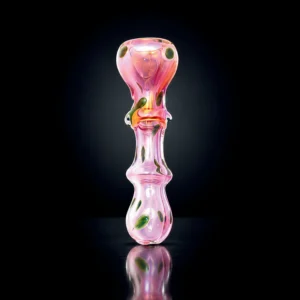 Glass Chillum 3" Gold Fumed asst