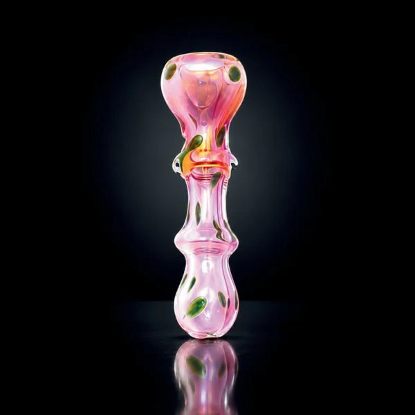 Glass Chillum 3" Gold Fumed asst