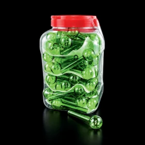 Oil Burners 6" Green Jar of 60 pcs