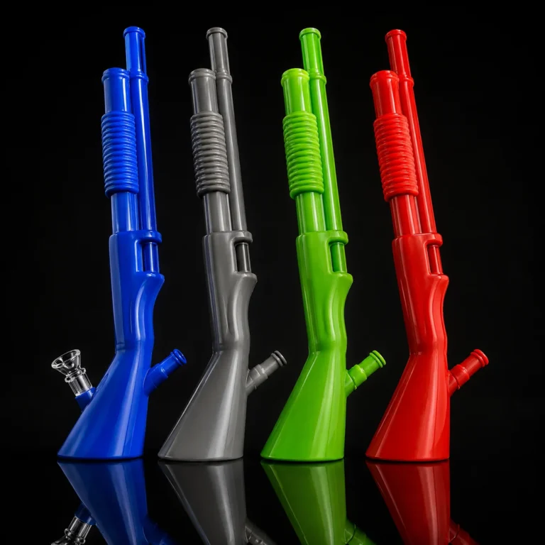 GLASS GUN PIPE 26" ASST COLOURS