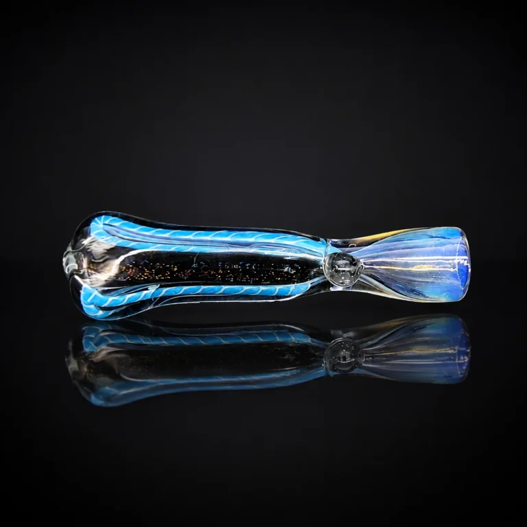 GLASS CHILUM DICRO 3"ASST CLRS