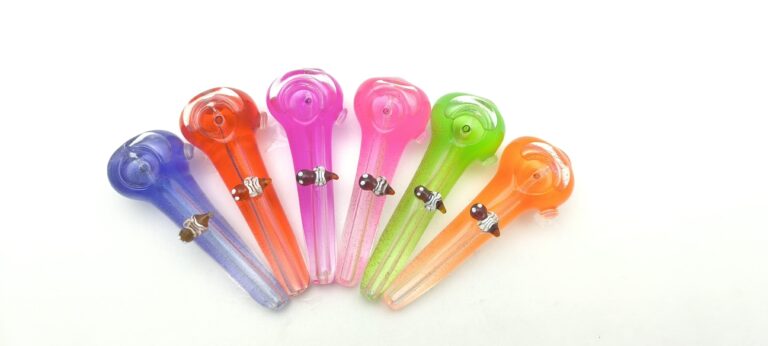 5" Glycerin w/Glitter Hand Pipe Asst