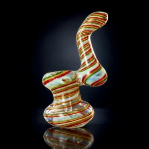 6" Glass Bubbler Donut