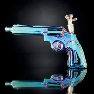 GLASS HAND GUN PIPE 11" ASST colors
