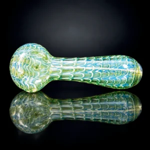 GLASS PIPE TWIST BUBBLE CLRS 4" ASST