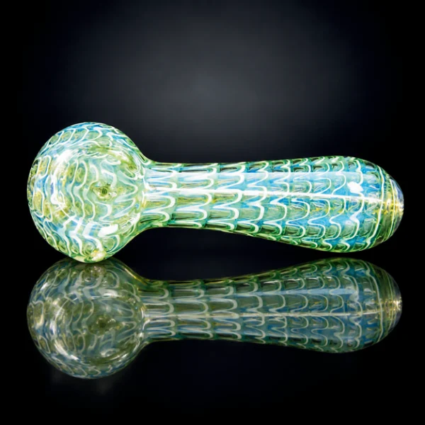 GLASS PIPE TWIST BUBBLE CLRS 4" ASST