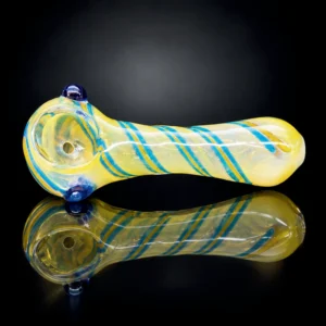 GLASS PIPE RASTA FUME3"ASST CLRS