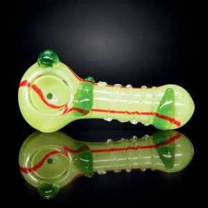 GLASS PIPE FANCY 3"ASST CLRS