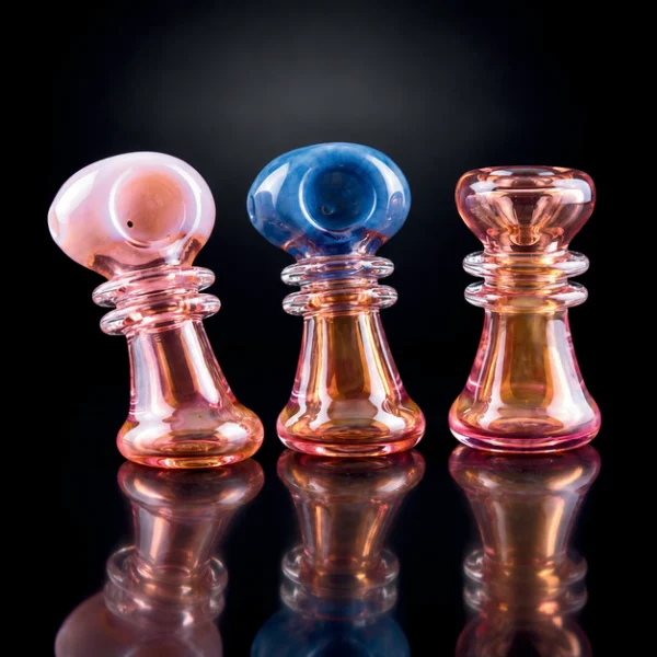Glass Hand Pipe - 5in - Turtle Shape - Assorted Colors