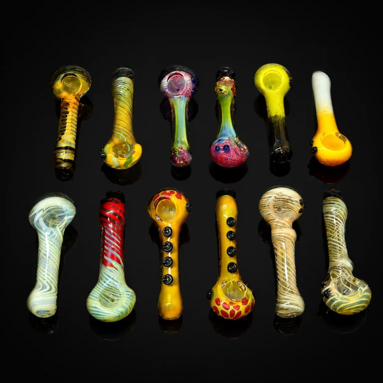 GLAS PIPE 4" 12 PCS IN DISPLAY