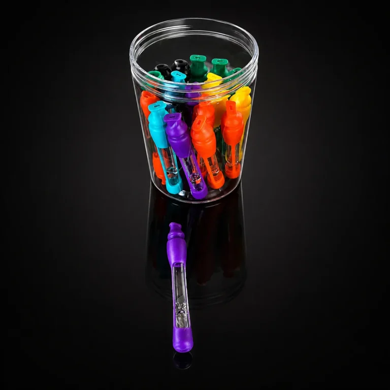 Jar of Silicon One Hitter 20 pcs in a Jar