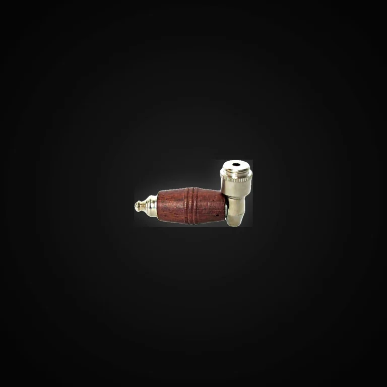 METAL PIPE WITH WOOD SLEEVEW/Cap 3"
