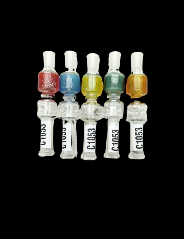 GLYCERINE NECTAR COLLECTOR 14 MM 6 ASST W/GLITTER