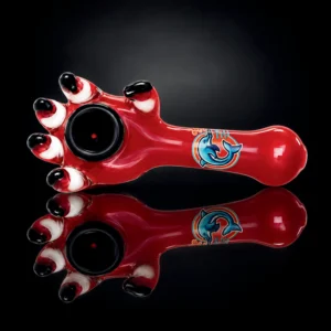 Glass Hand Pipe - Claw Accent Design