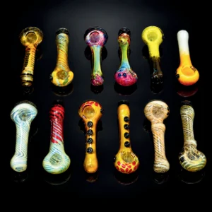GLAS PIPE 4" 12 PCS IN DISPLAY