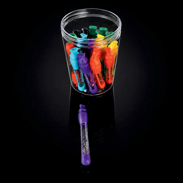 Jar of Silicon One Hitter 20 pcs in a Jar