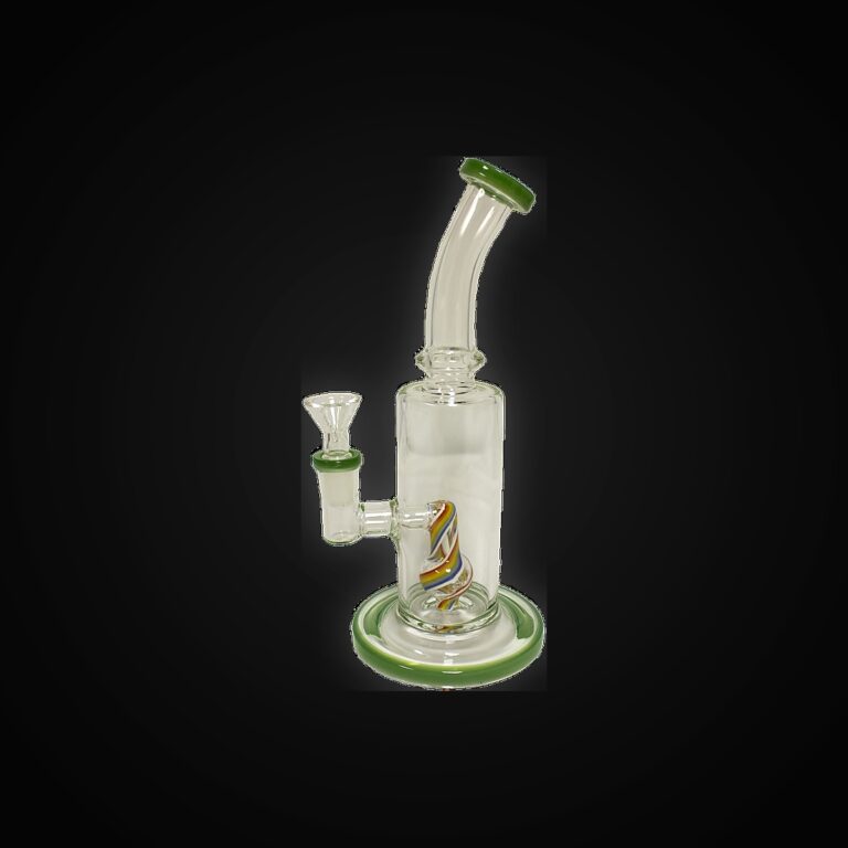 Bent Neck Inline 9.5" Water Pipe