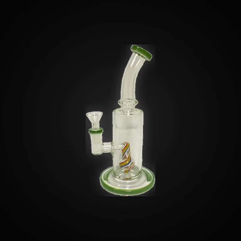 Bent Neck Inline 9.5" Water Pipe