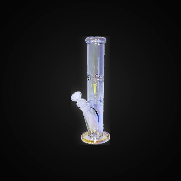 12” Straight Tube Water Pipe with Ice Pinch