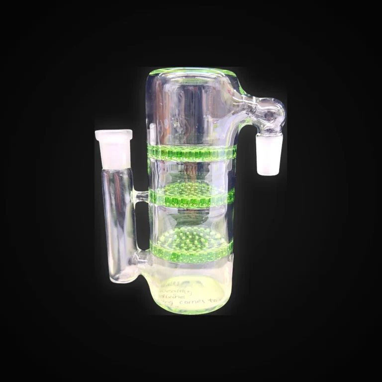 14mm 90 degree Ash Catcher triple honeycomb