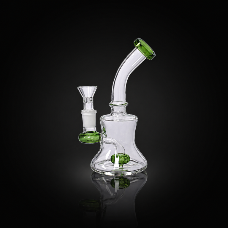 7" Inline Bent Neck Water Pipe