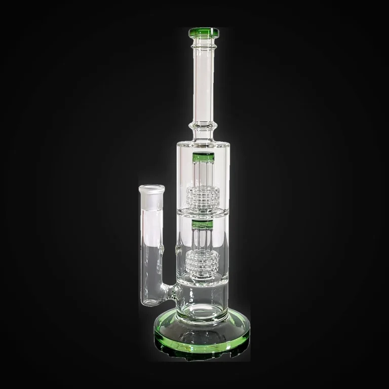 WATERPIPE 14" DOUBLE HONEY COMB 4 Asst clrs