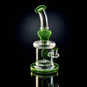 Waterpipe - 9in - Bent Neck - Alien Orb Perc