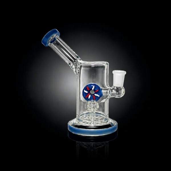 Waterpipe - 6in - Bent Neck - Doughnut Perc - Asst. Colors