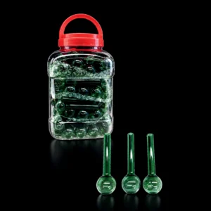 JAR OF OIL BURNER 4" LAKE GREEN 90 PCs
