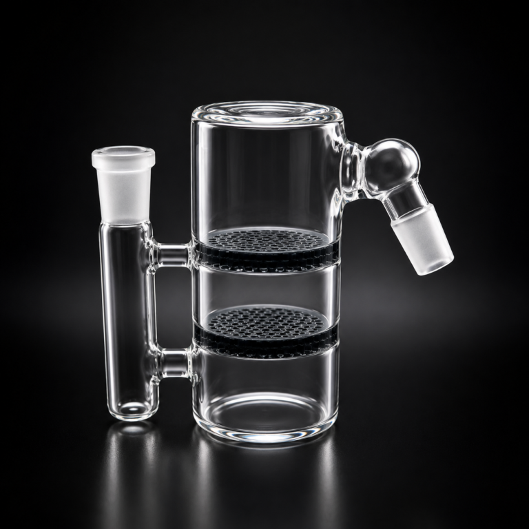 ASH CATCHER DOUBLE HONEY COMB 18MM 45 ASST CLRS