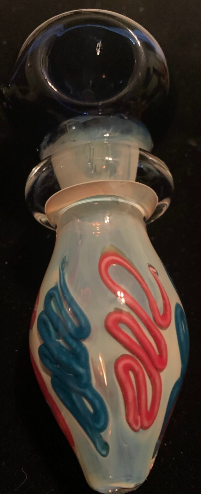 4" Assorted Color Fumed Twist Hand Pipe